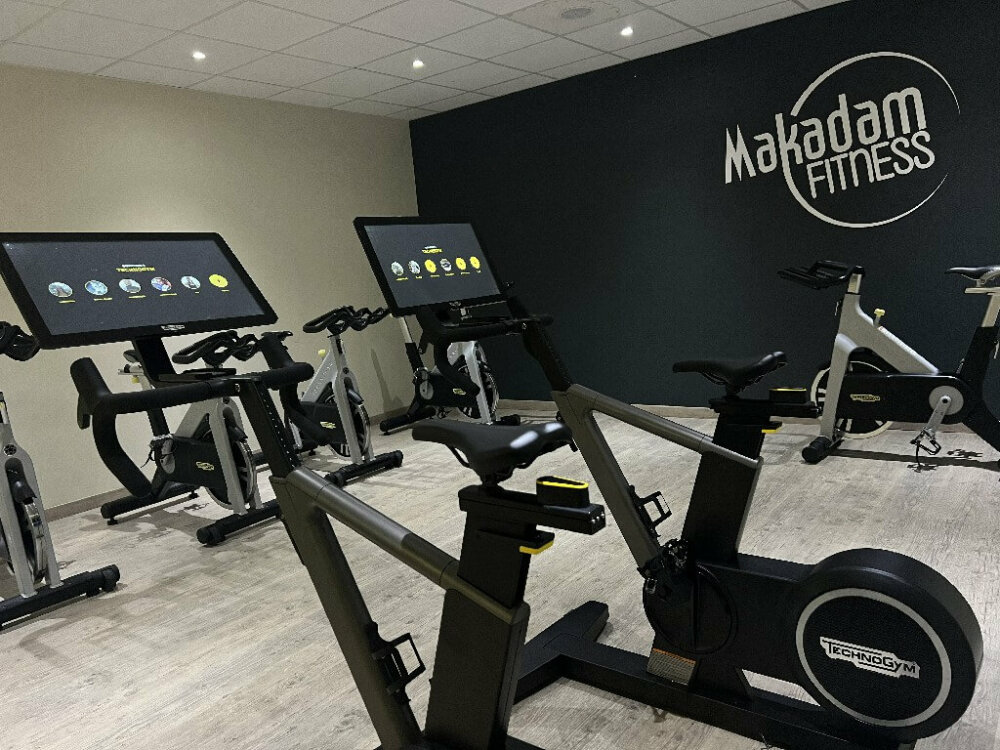 velo technogym dans nos salles Makdam fitness